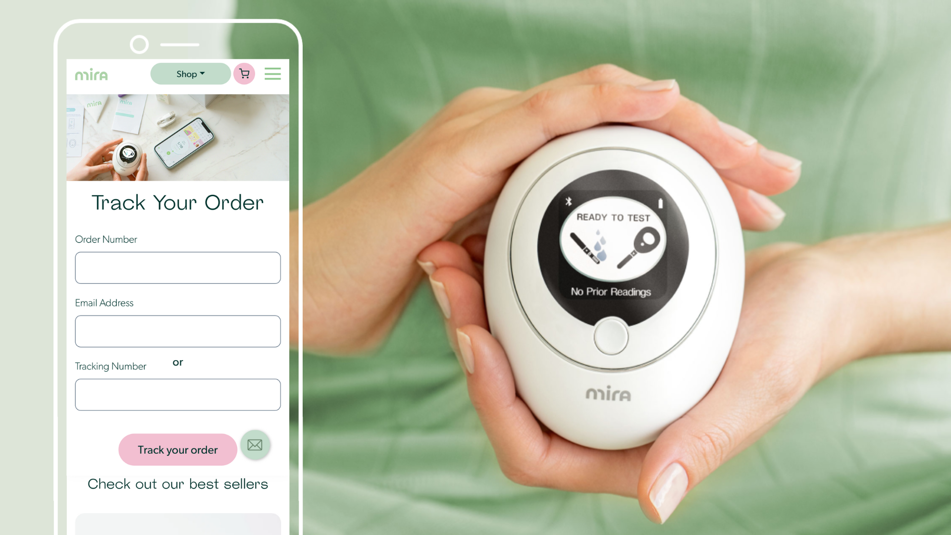 Mira Care differentiates their brand after buy button